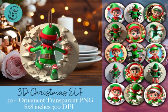 3D Cute ELF Christmas Ornament Bundle: A Designer's Guide