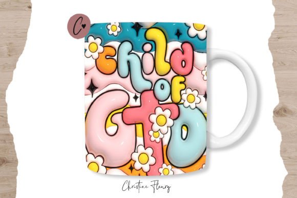 3D Inflated Child of God Mug Wrap: A Unique Customization Option