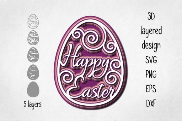 Bringing Spring to Life with 3D Layered Easter Decoration
