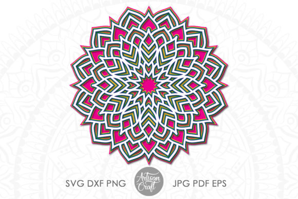 Crafting Depth: Your Guide to Layered and 3D Mandala SVGs