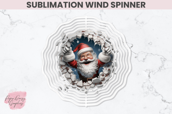 Creating Magical Holiday Motion: A Guide to 3D Santa Sublimation Wind Spinners