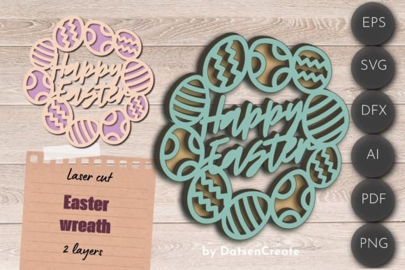 Easter Wreath 3D, Mandala Ornament Svg: A Creative Solution for Beautiful Home Decor