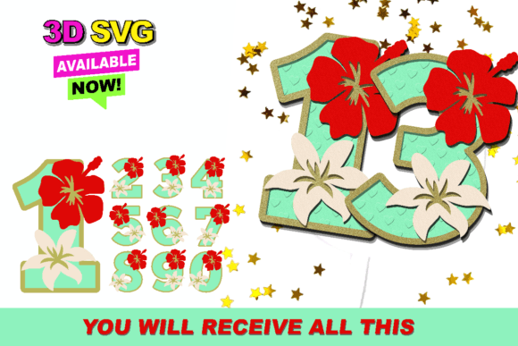 Flower Cayenne Numbers 3D SVG: A Strategic Tool for Creative and Business Applications
