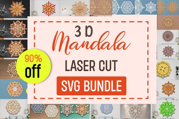 Unlock Precision with a 3D Layered Mandala SVG Bundle
